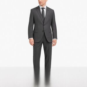BOSS Hugo Boss Slim Fit Virgin Wool Suit Jacket Gray 38S NWT